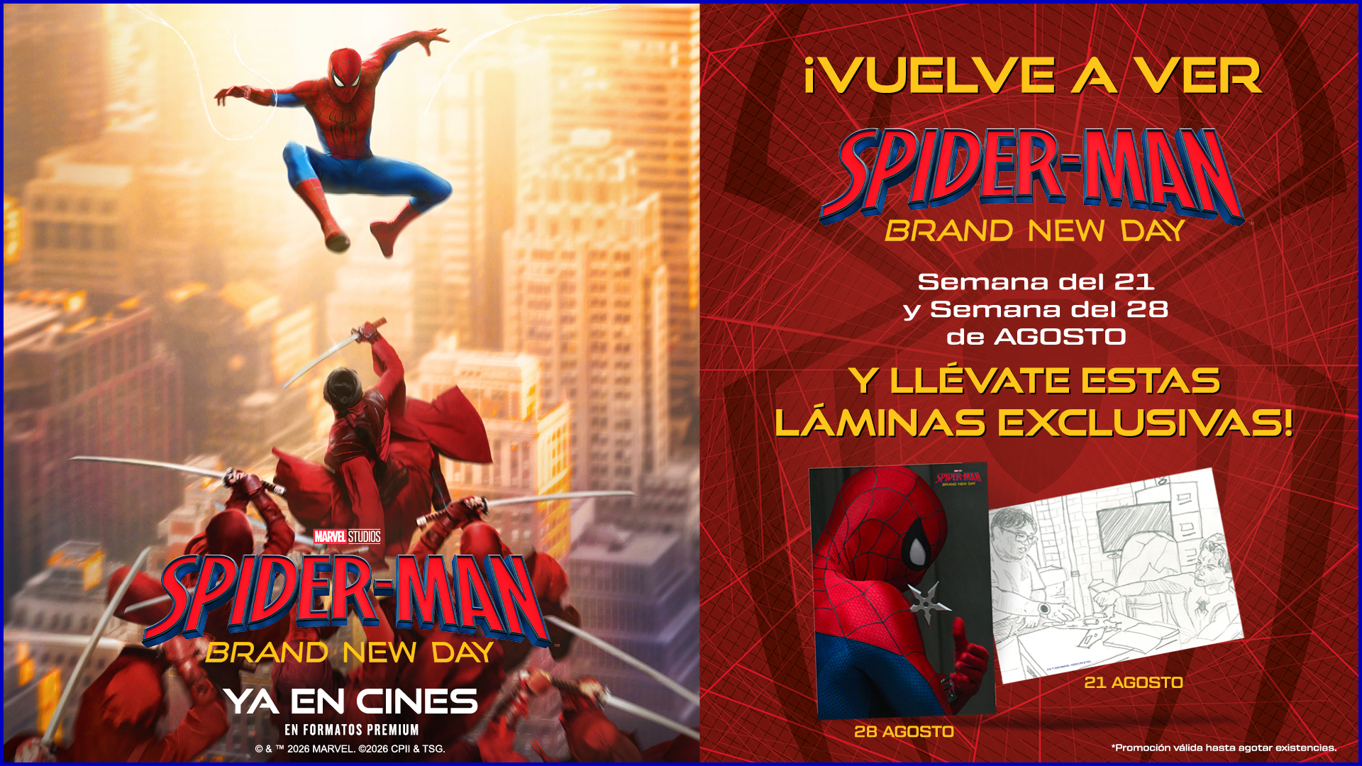 LAMINAS-SPIDERMAN-POP-UP
