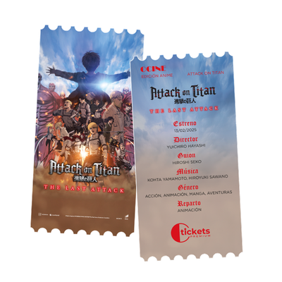 OTICKET LANDING ATTACK ON TITAN