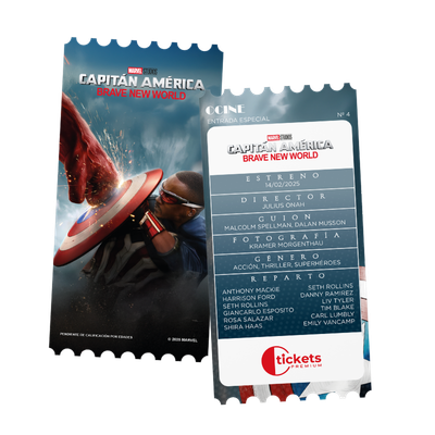 OTICKET LANDING CAPITAN AMERICA