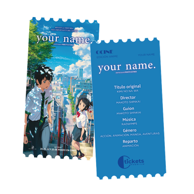 OTICKET LANDING YOUR NAME