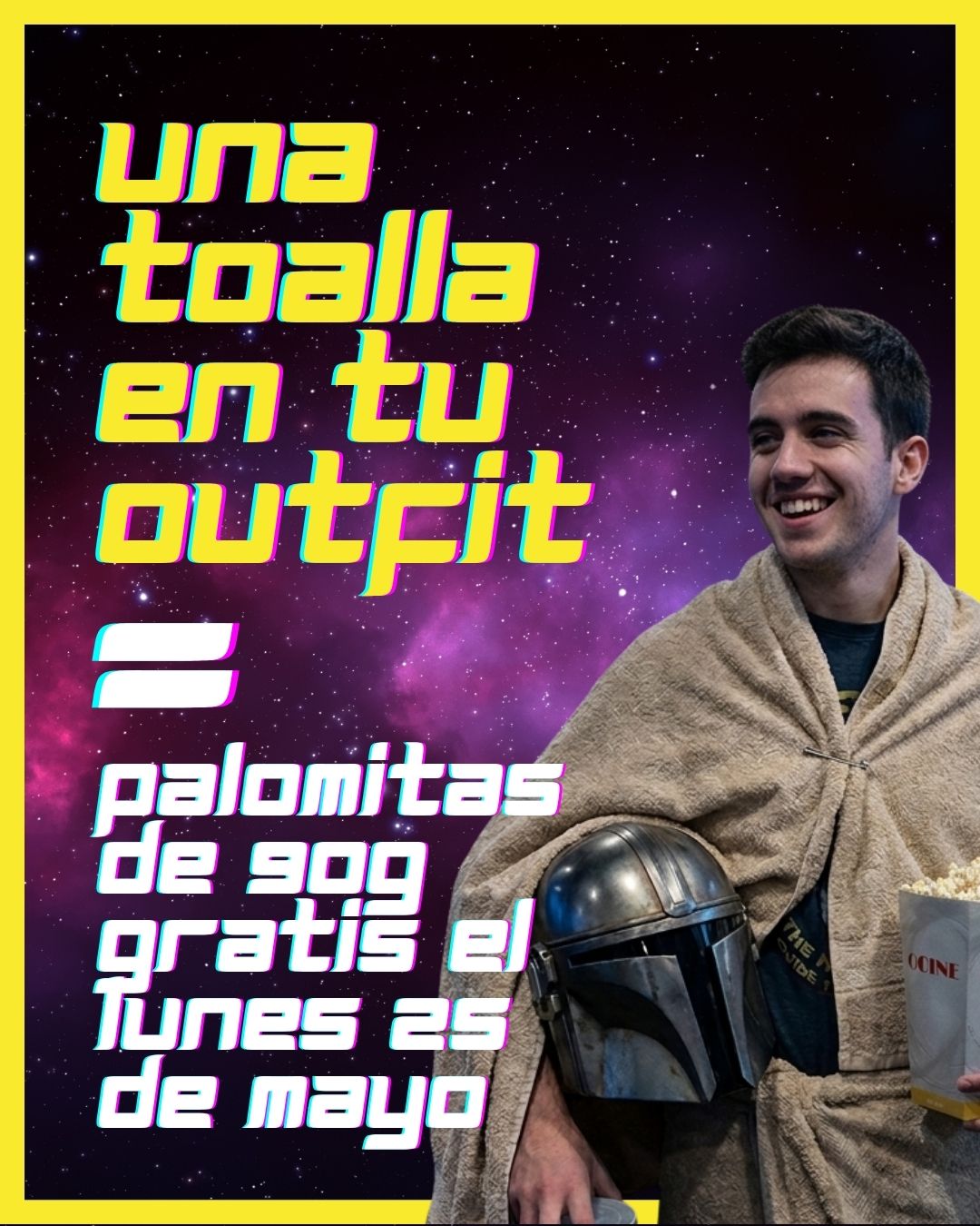 Promo-dia-del-orgullo-friki-toalla-palomitas-gratis-ocine